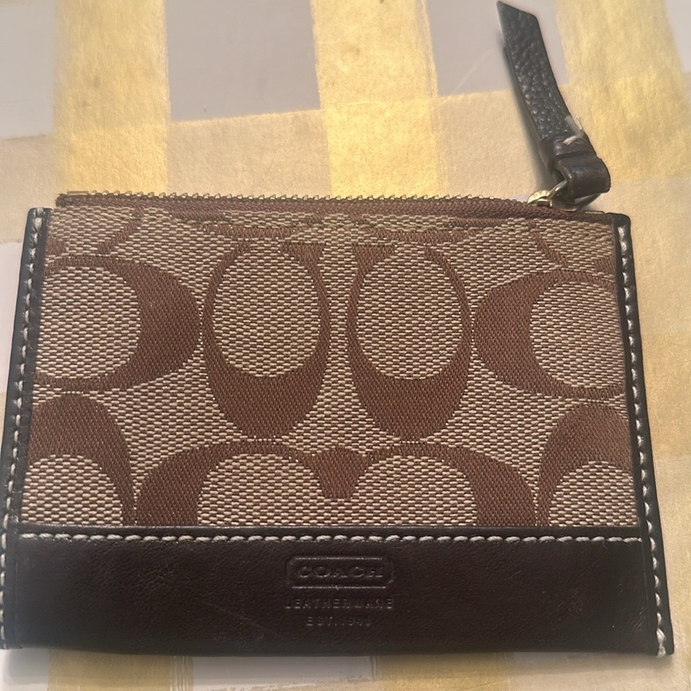 Coach Slim ID Case - Signature Canvas